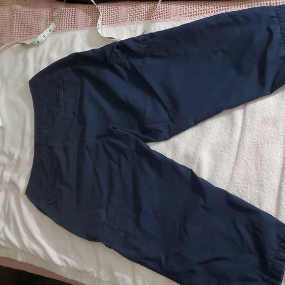 CARIBBEAN JOE Women's Navy Blue 7-Pocket Capris-Velcro-EUC-Sz 8 - Picture 12 of 17